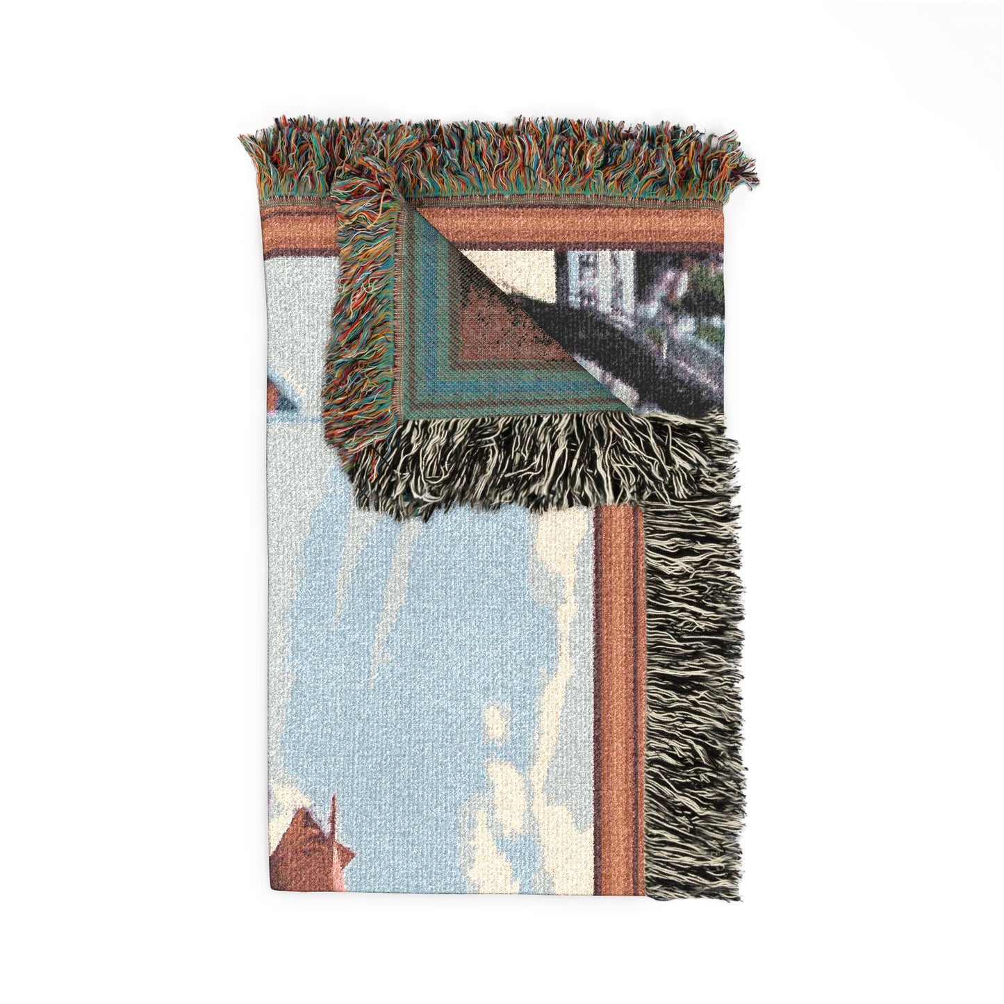 Equestrian Show Jumping Woven Blanket
