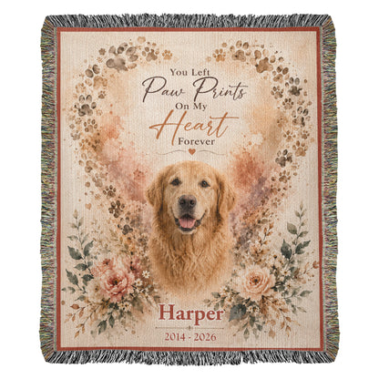 Heart Shaped Paw Prints