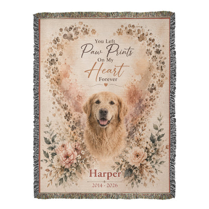 Heart Shaped Paw Prints